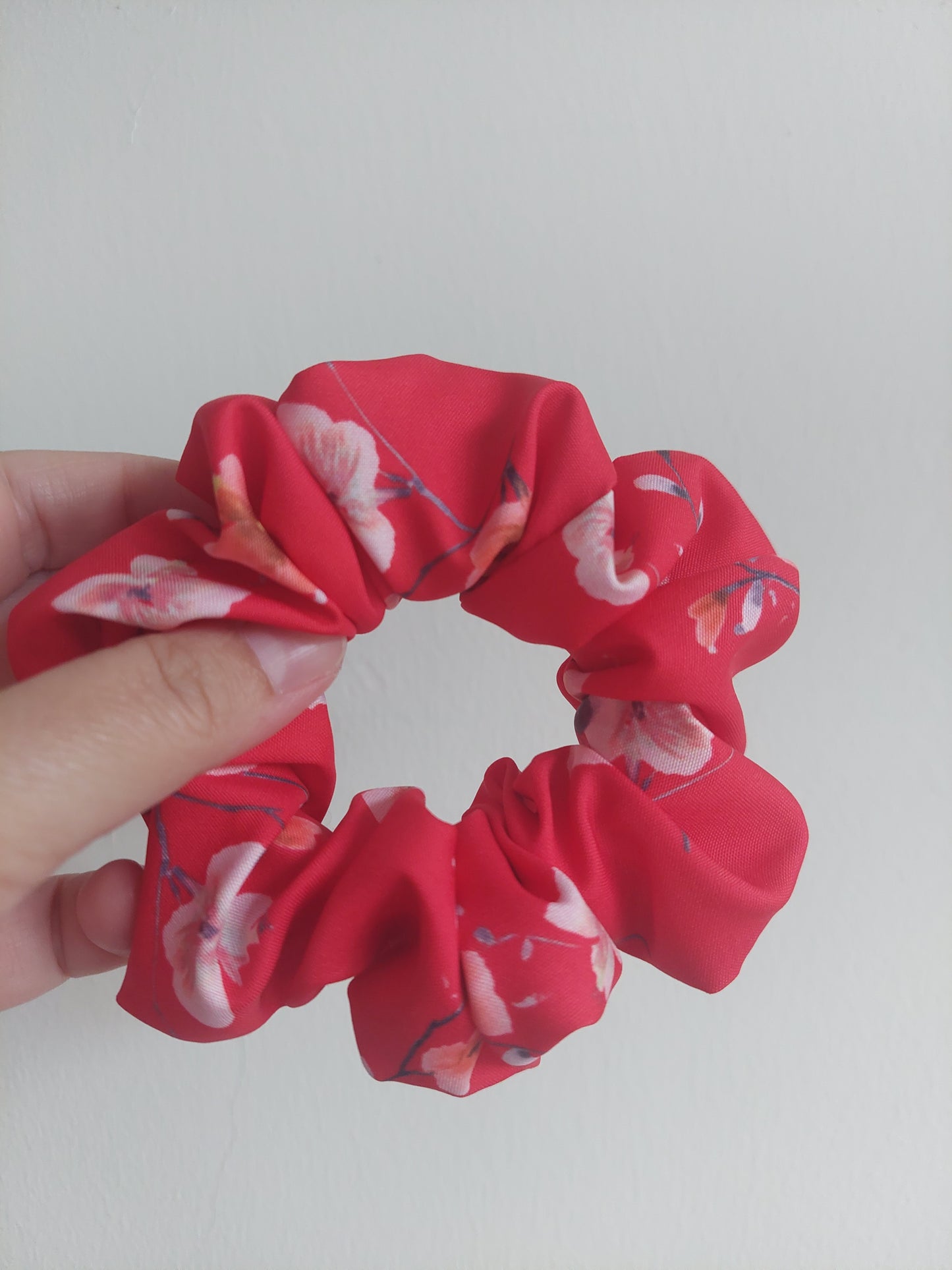 Lady in Red scrunchie