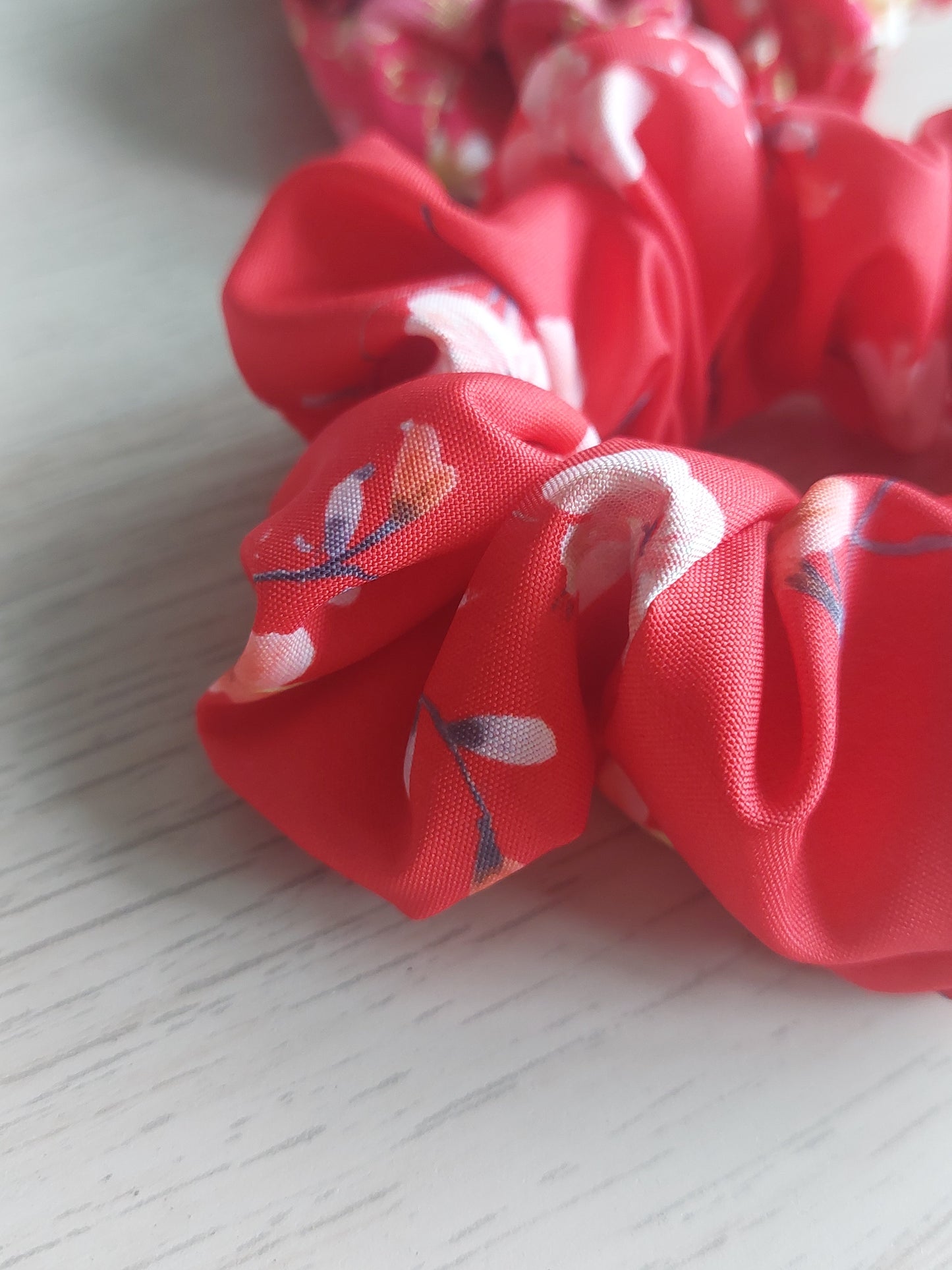 Lady in Red scrunchie