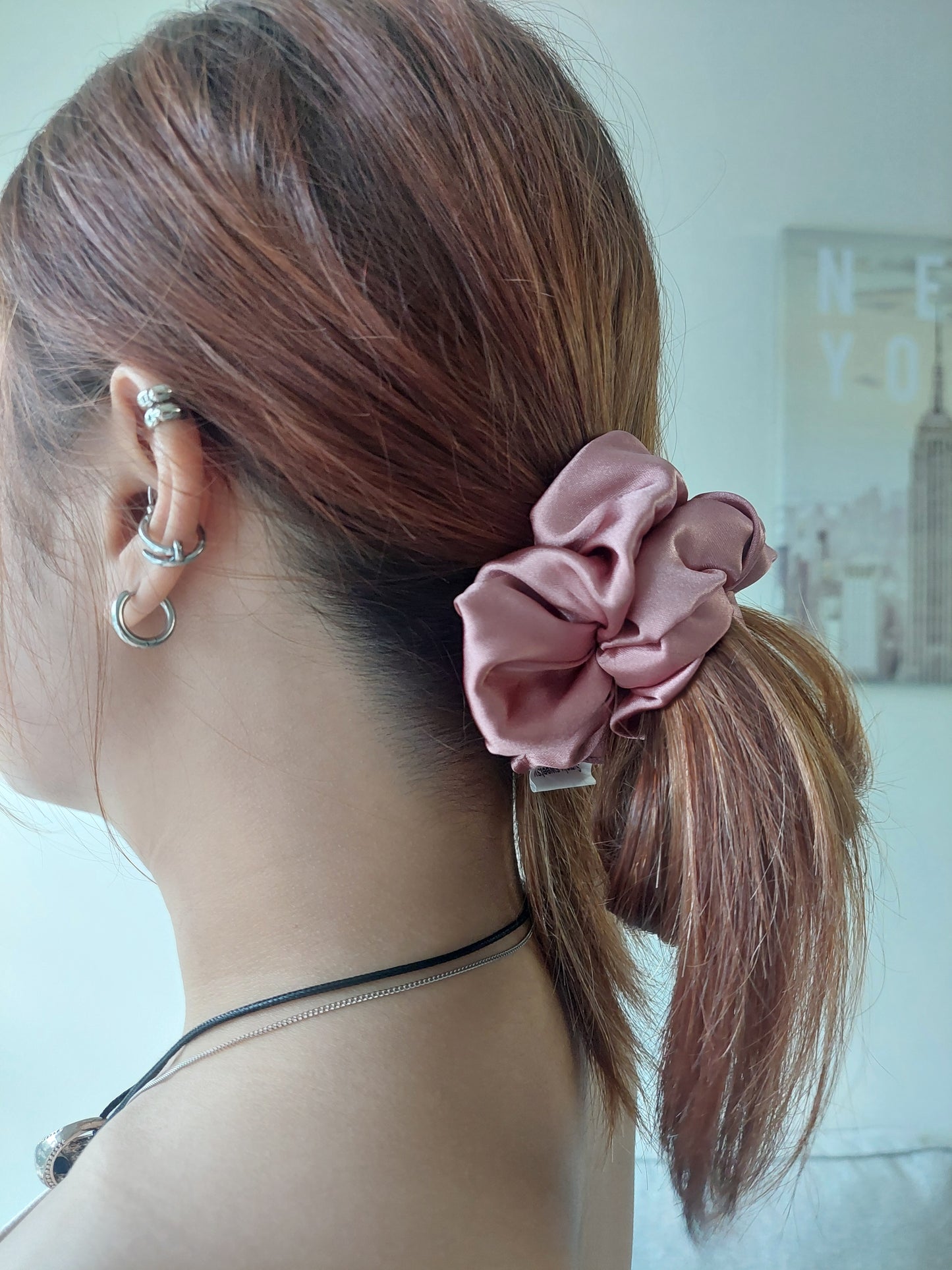 Rose Gold Scrunchies